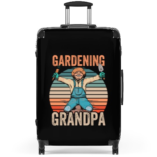 Gardening Grandpa Granddad Landscaping Garden Suitcases