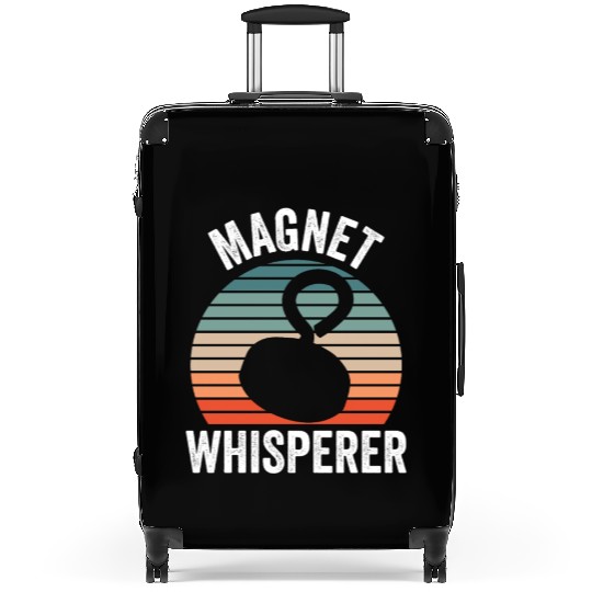 Magnet Whisperer Fishing Magnets Fisher Fisherman Suitcases