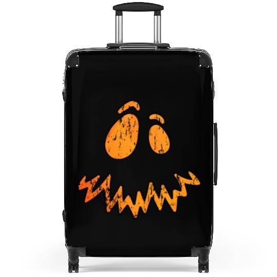 Jack O Lantern Scary Carved Pumpkin Face Suitcases