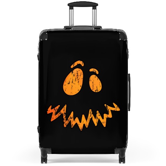 Jack O Lantern Scary Carved Pumpkin Face Suitcases