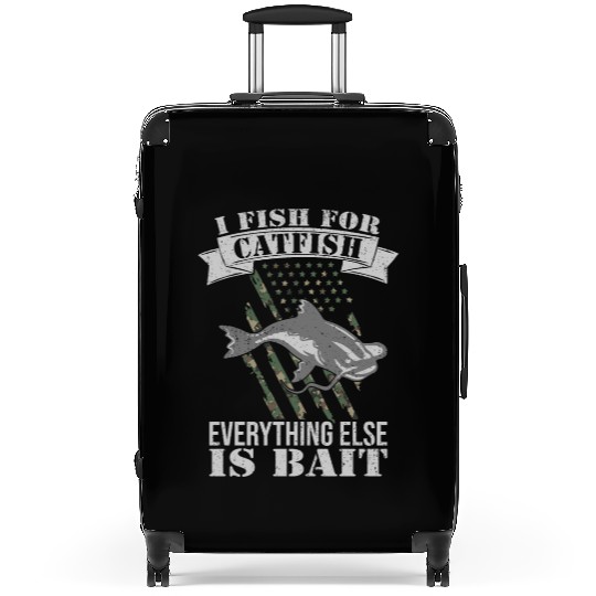 I Fish For Catfish Suitcases
