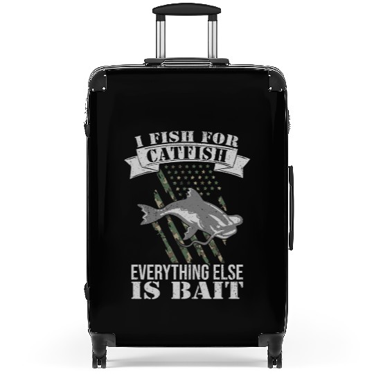 I Fish For Catfish Suitcases