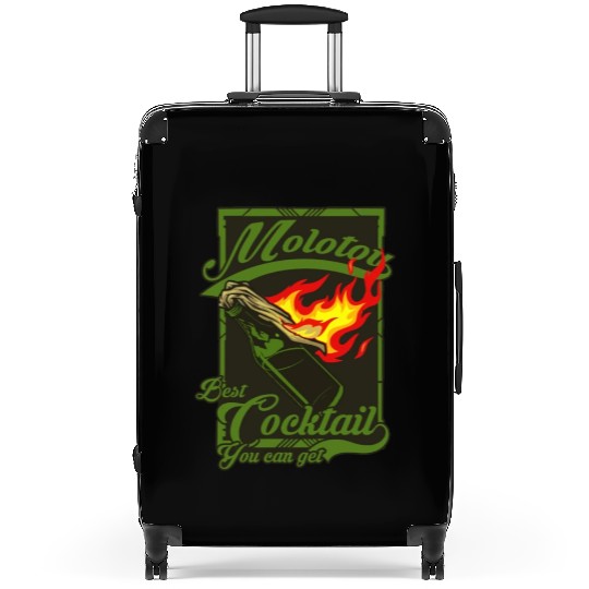 Fire Activist Green Suitcases