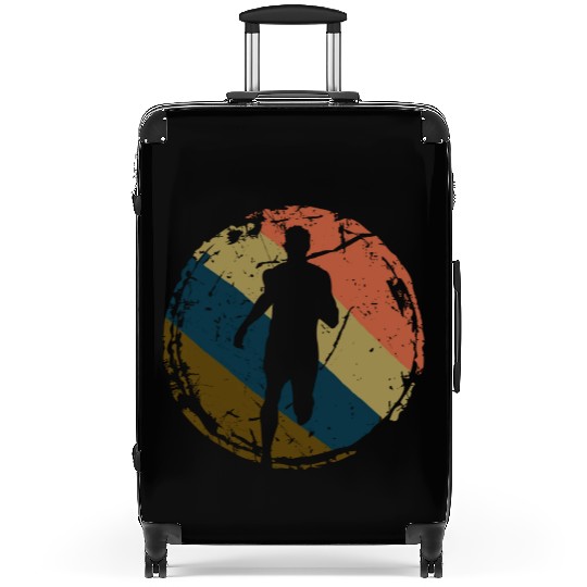 Running Men Runner Gifts Marathon Runner Vintage R Suitcases