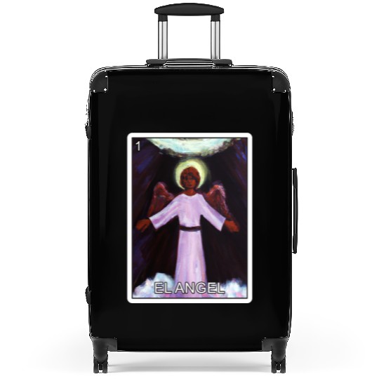 El Angel The Angel Card Mexican Lottery Card Suitcases