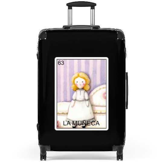 La Muneca The Doll Card Mexican Lottery Muneca Suitcases