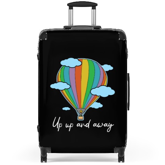 Up Up And Away Hot Air Balloon Lover Balloon Ride Suitcases
