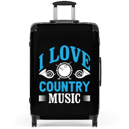 I love Country Music Suitcases