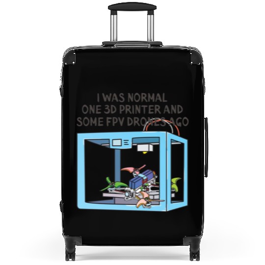 Funny FPV Drone Racing Lover Gift Suitcases
