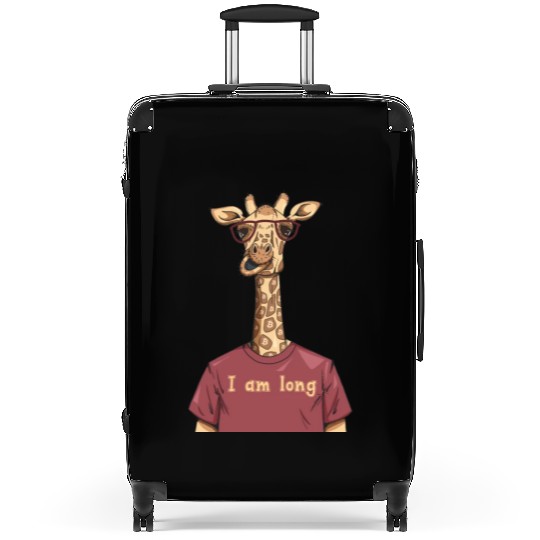Bitcoin Giraffe BTC Crypto Hodl Design Suitcases