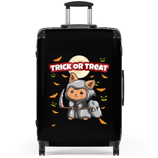 Trick Or Treat Scary Creepy Halloween Monster Suitcases