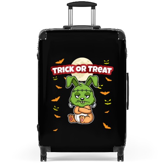 Trick Or Treat Scary Creepy Halloween Monster Suitcases
