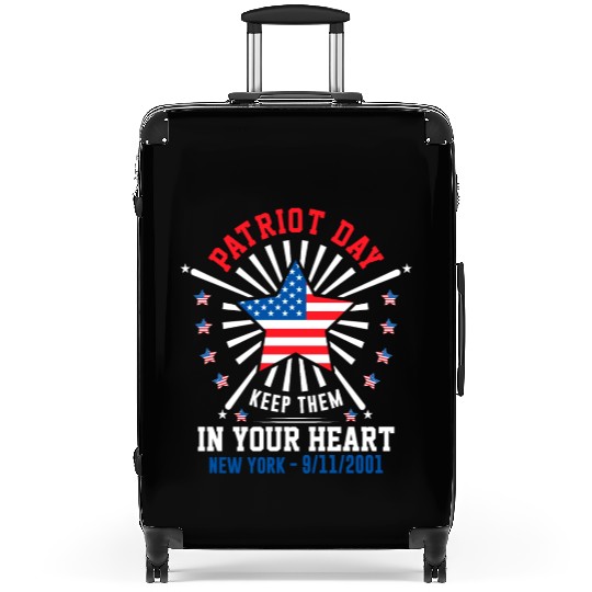 9/11 Patriot Day Keep Them in Your Heart Suitcases
