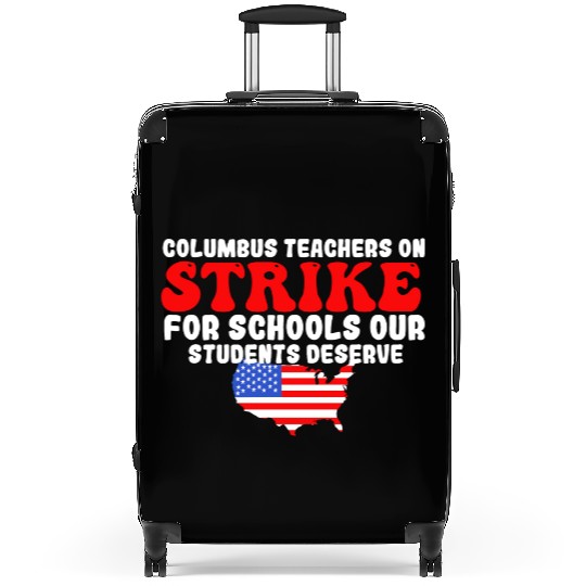 columbus ohio school teachers strike oh teacher Suitcases