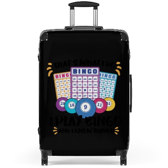 Bingo Card Game Grandma Bingo Player Bingo Cards Suitcases
