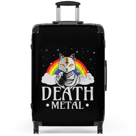 Death Metal Rock Satan Cat For Concerts Festivals Suitcases