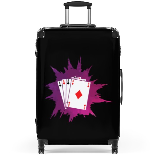 Poker or Skat Card Game Texas Holdem Suitcases