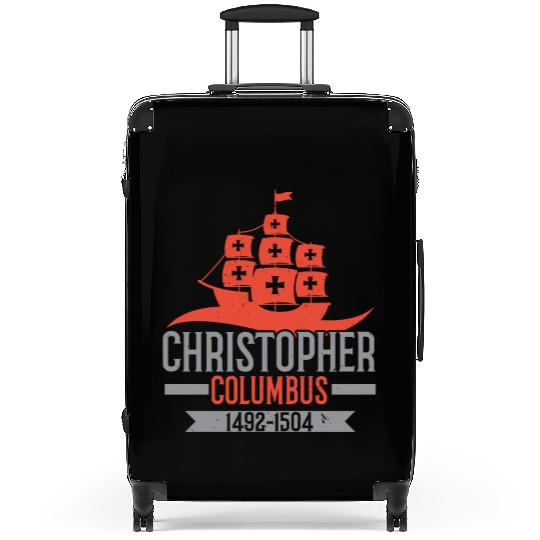 Columbus Day Navigator Ship Christopher Columbus Suitcases