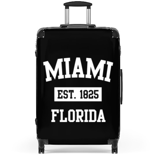 Miami Florida Established 1825 Suitcases
