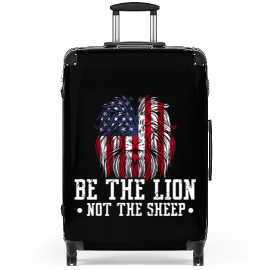 Be The Lion Not The Sheep Suitcases