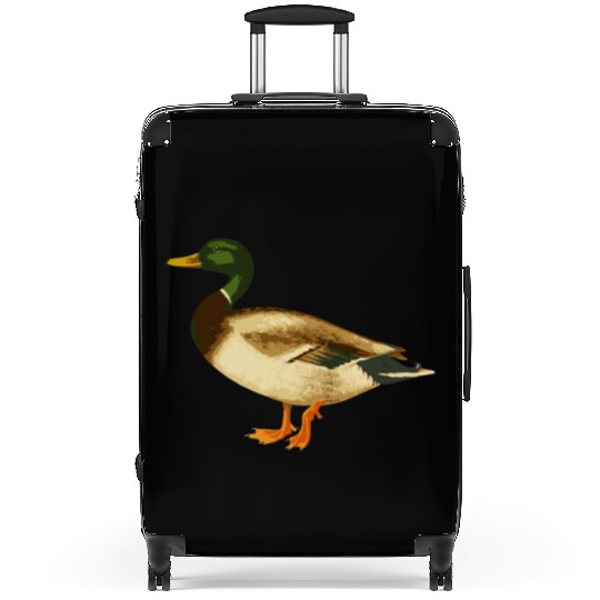 Mallard Duck Cute Duck Wild Duck Lover Suitcases