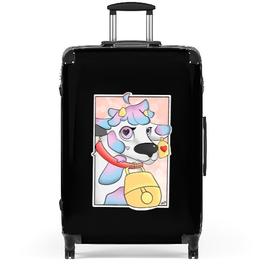 Cotton candy cow Suitcases