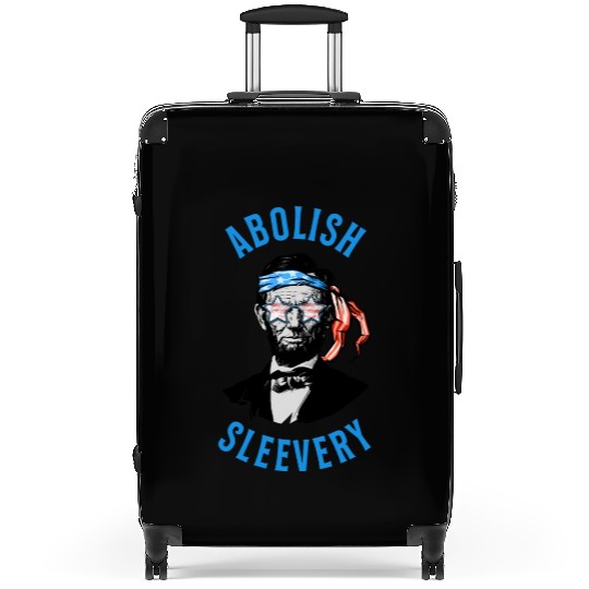 Funny Abraham Lincoln Flag United States Patriotic Suitcases