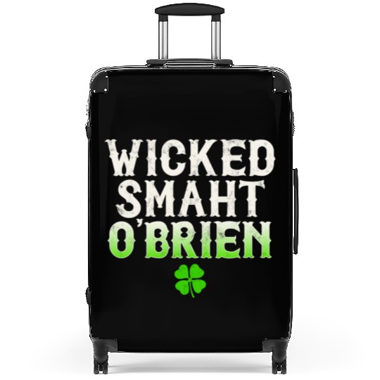 Wicked Smaht O'Brien Clan Boston Irish Slang Suitcases