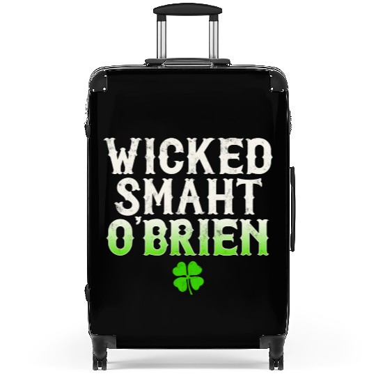 Wicked Smaht O'Brien Clan Boston Irish Slang Suitcases