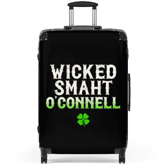 Wicked Smaht O'Connell Clan Boston Irish Slang Suitcases