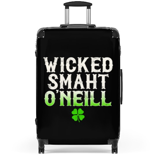 Wicked Smaht O'Neill Clan Boston Irish Slang Suitcases