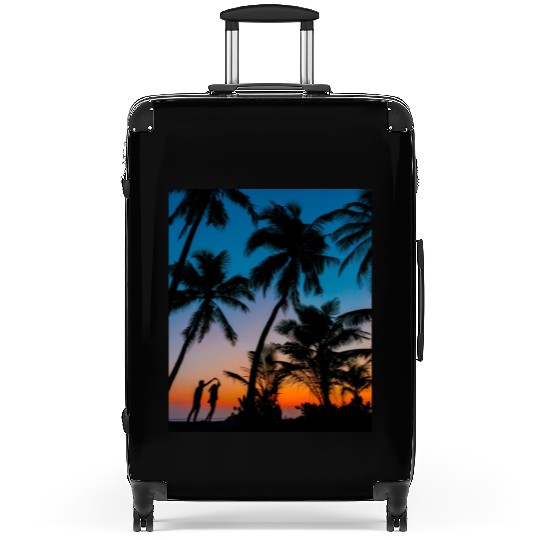 SWEETNESS OF DANCE -SUNSET IMAGE. Suitcases