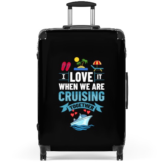 Cruise Ship Vacation Trip Party Sailing Boating Suitcases