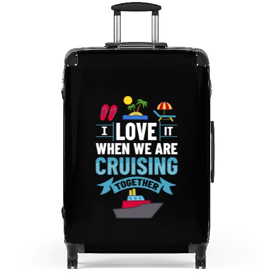 Cruise Ship Vacation Trip Party Sailing Boating Suitcases