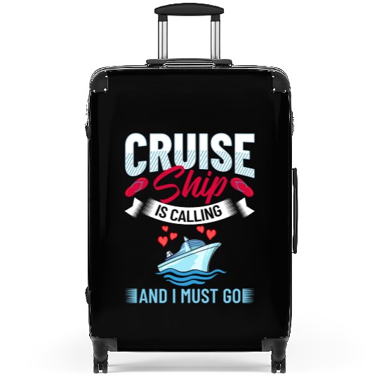 Cruise Ship Vacation Trip Party Sailing Boating Suitcases