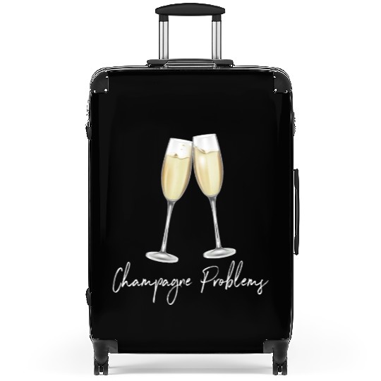 Champagne Problems Suitcases