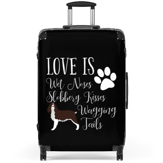 English Springer Spaniel I Love My Dog Suitcases