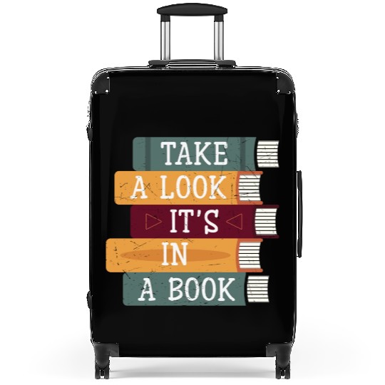 Take A Look It's A Book Retro Rainbow Reading Suitcases