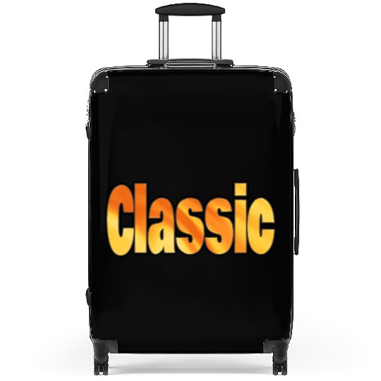 Classic On Fire Letters Word Art Use This Design Suitcases