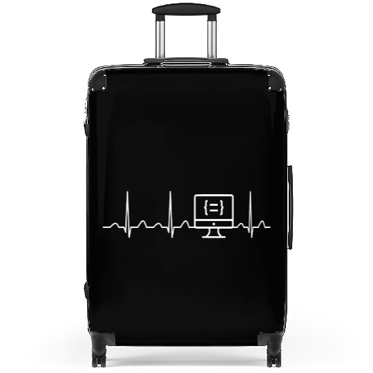 Computer Programmer s Heartbeat Suitcases