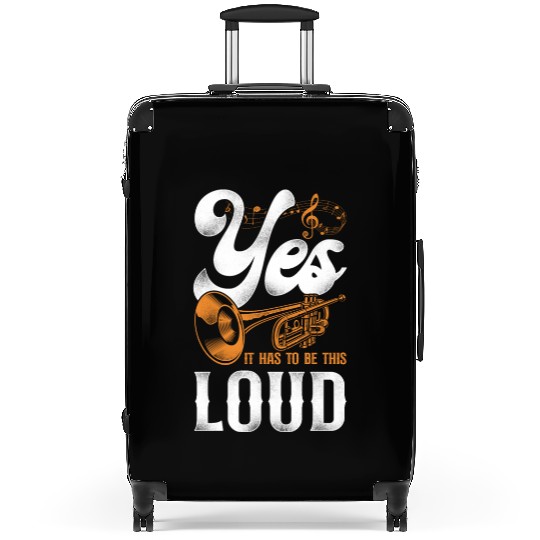 Trumpet Player Vintage Yes It Has Suitcases