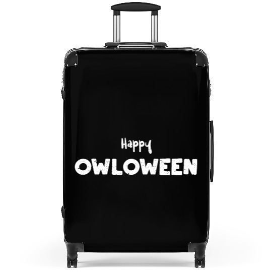 Happy Owloween - Halloween Suitcases