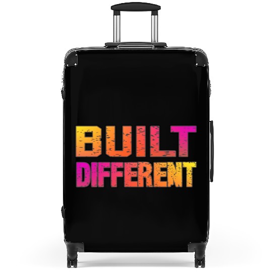 Built Different On Another Level Funny Gaming Suitcases