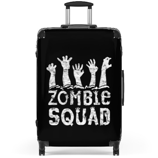 Zombie Squad zombie arms emerge from the grave Suitcases