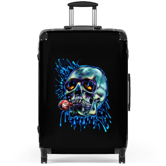 Trick Or Treat Skull Suitcases