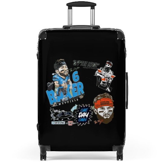 baker mayfield Suitcases