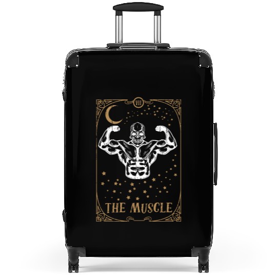 Gym Tarot Card Occult Club Gothic Muscle Workout Suitcases