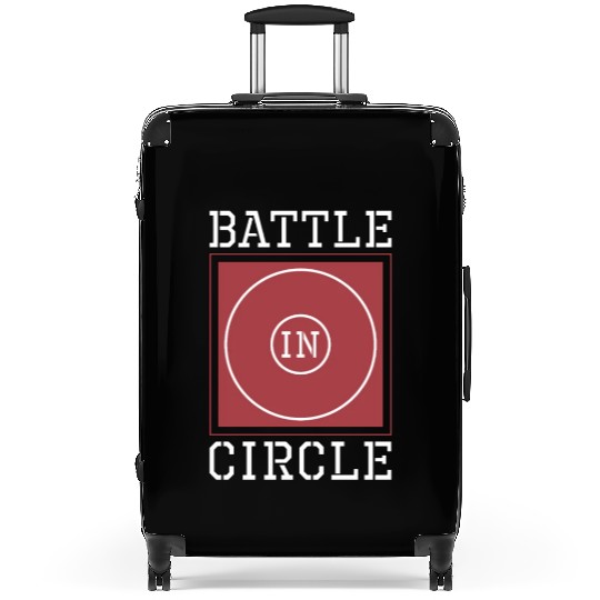 Catch Wrestling Battle In Circle Wrestler Fight Suitcases