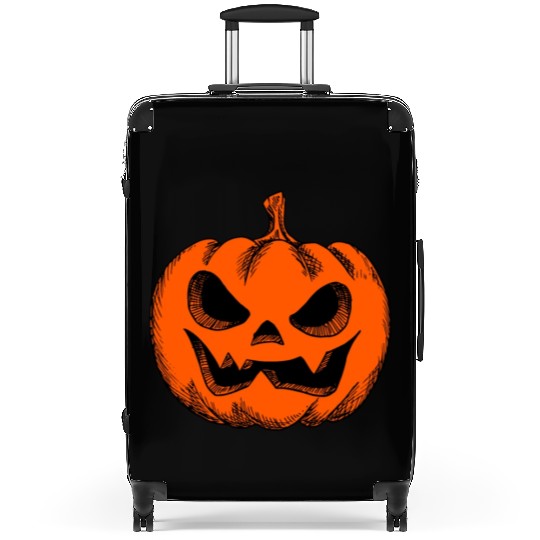 Halloween Pumpkin Suitcases