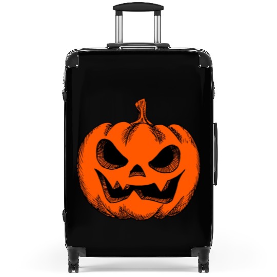 Halloween Pumpkin Suitcases